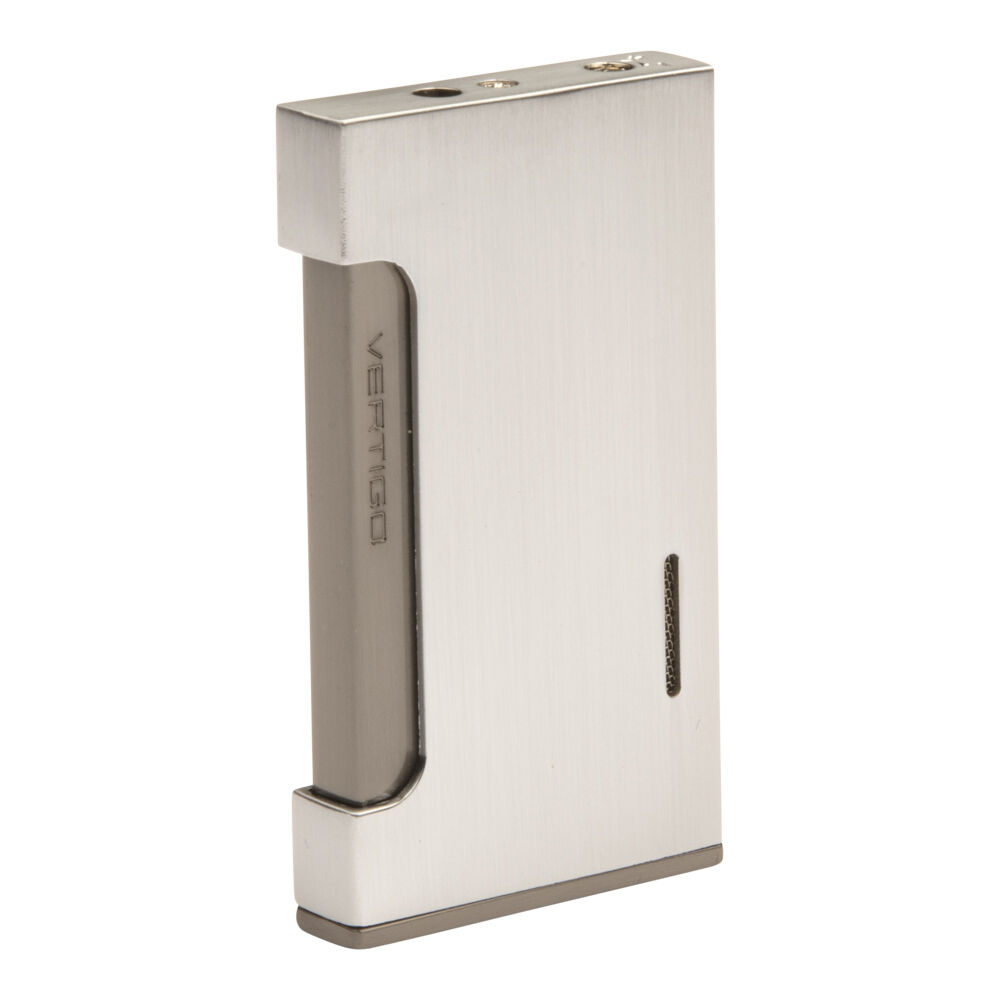 Vertigo Zephyr Lighter Flat Flame Silver, , jrcigars